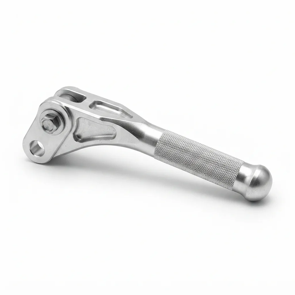 Metal clutch lever replacement part for a winch